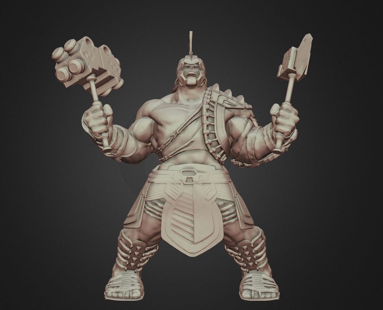HULK FROM THOR RAGNAROK INSPIRITED MODEL 3D print model_6