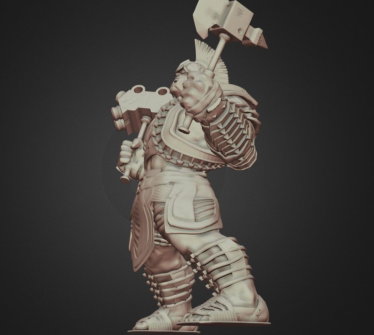 HULK FROM THOR RAGNAROK INSPIRITED MODEL 3D print model_5