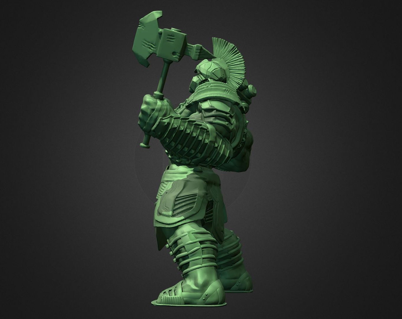 HULK FROM THOR RAGNAROK INSPIRITED MODEL 3D print model_4