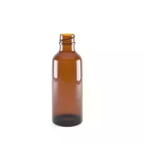 Bottle Amber Glass 3D model