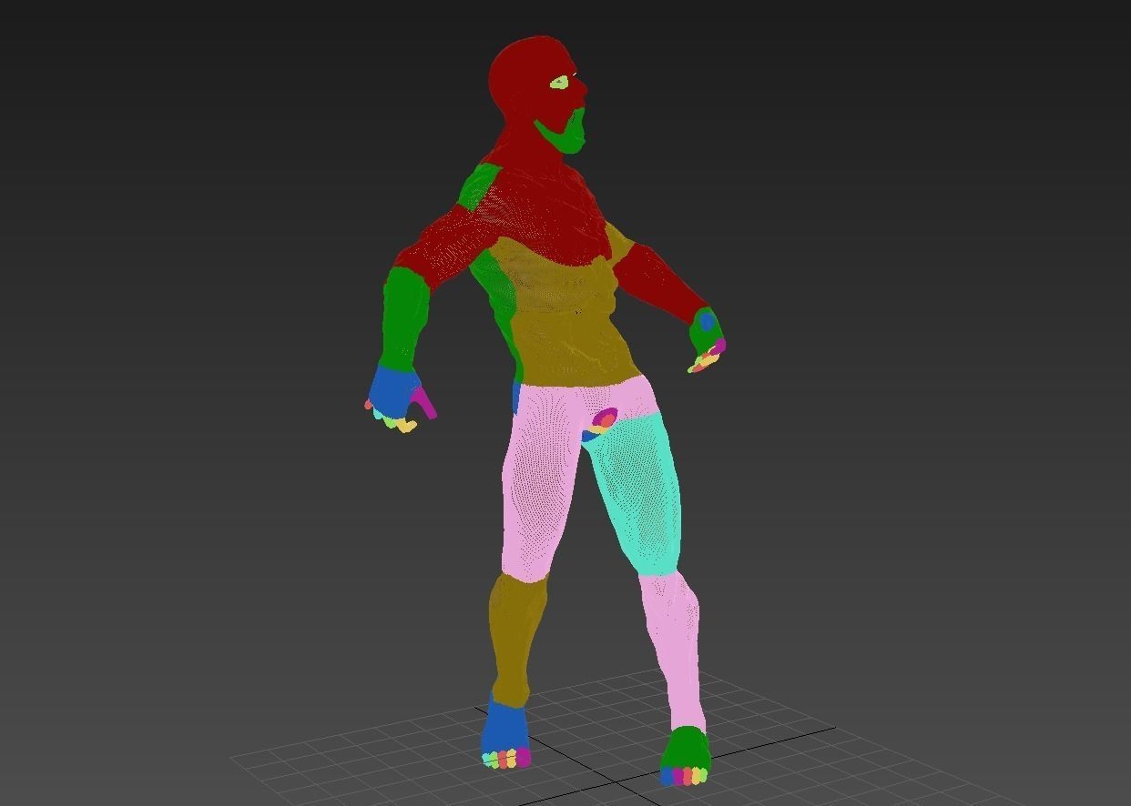 Zombie Character 3D model_4