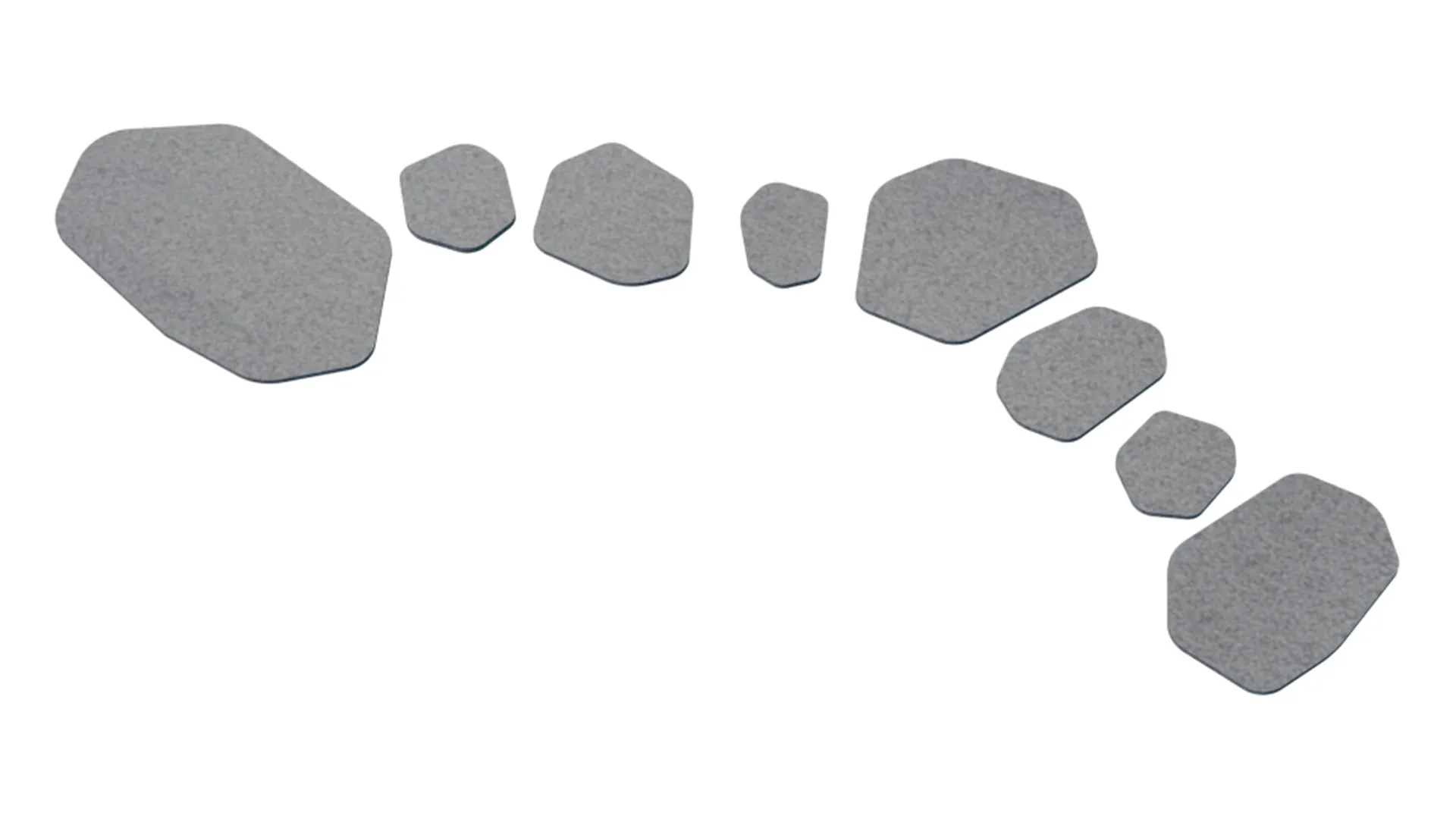 Chinese Garden Stepping Stone Pathway Slabs 3D Model 3D model