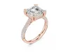 Designer Diamond Band Luxury Engagement Ring Ready CAD M10548 3D model ...