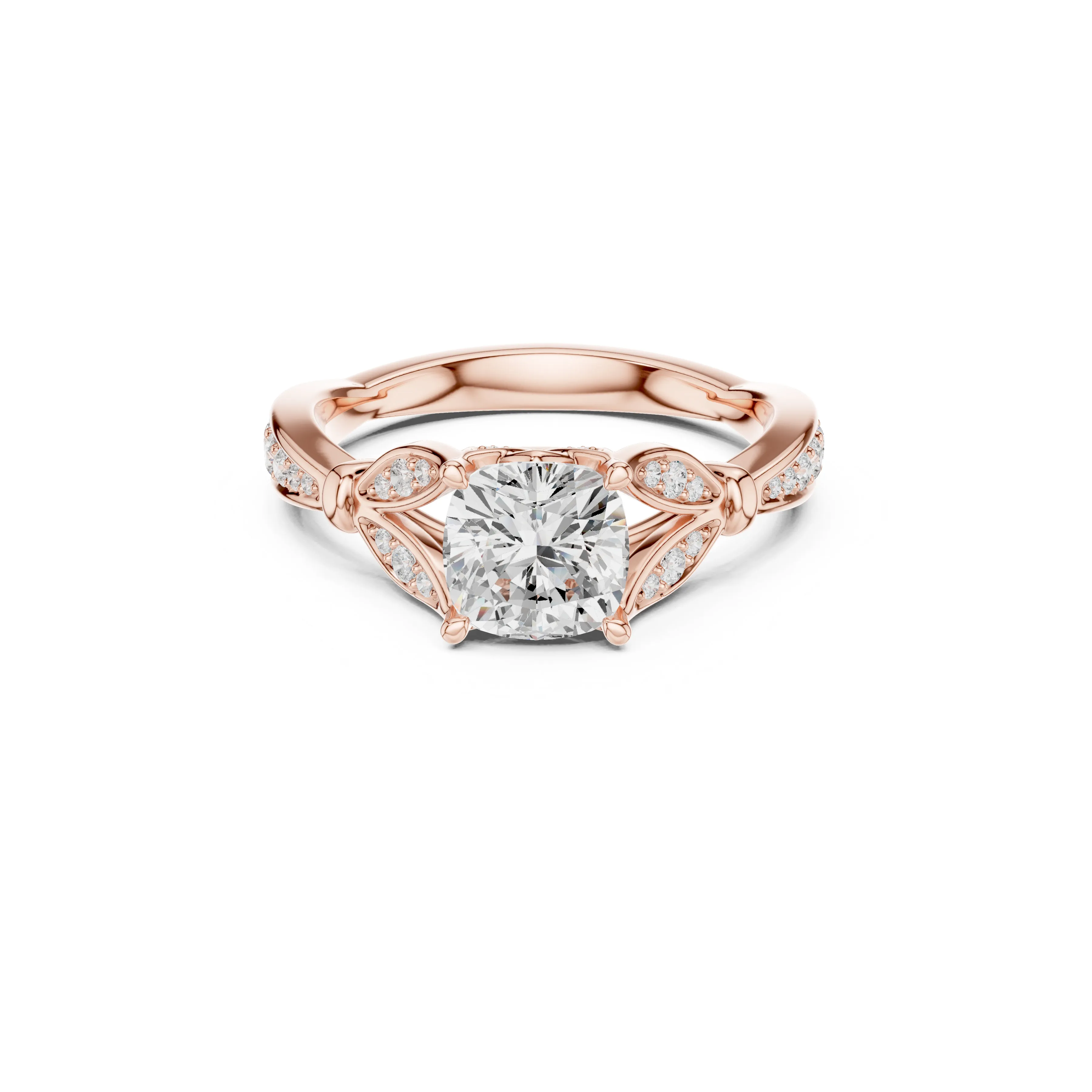 Designer Diamond Band Luxury Engagement Ring Ready CAD M10660 3D model ...