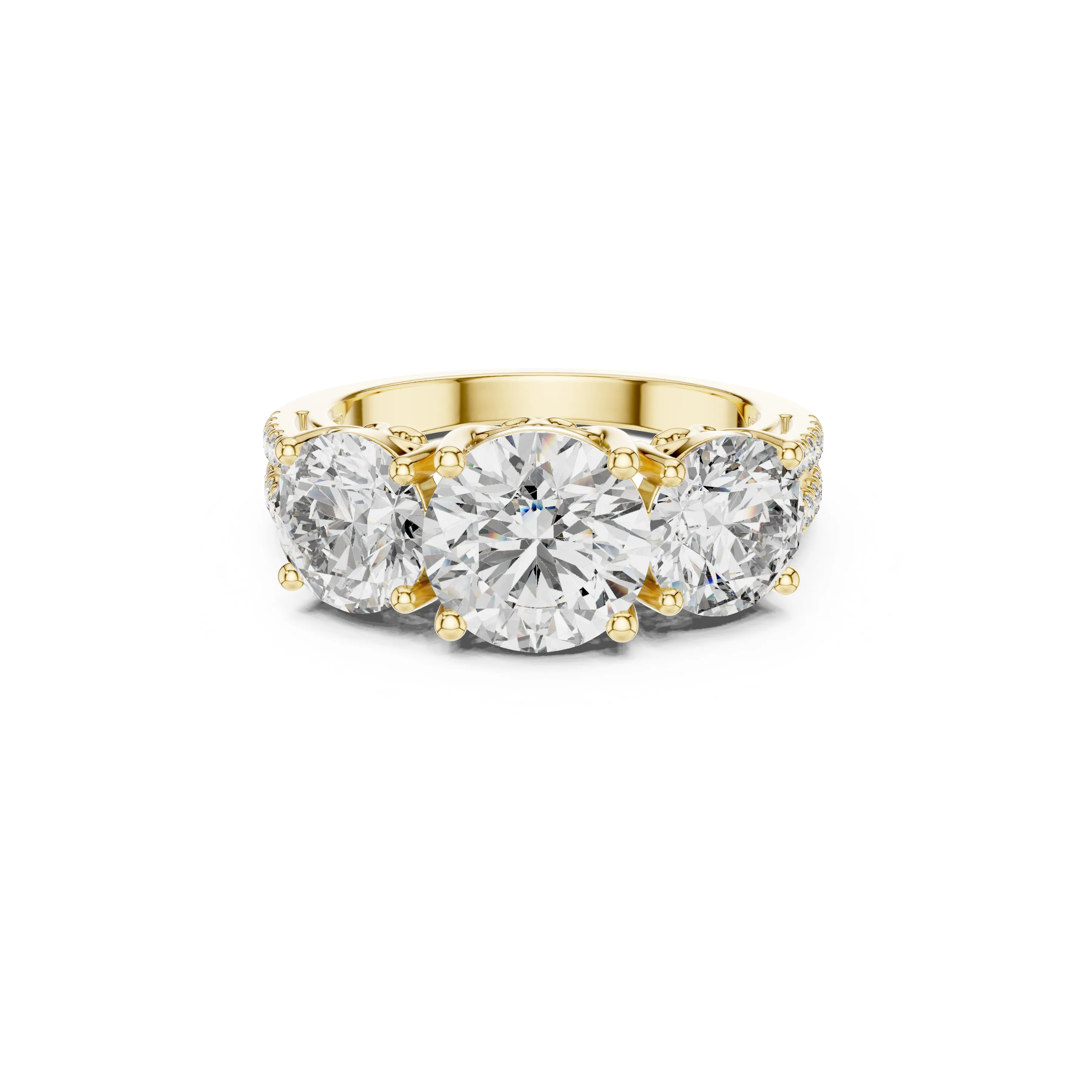Designer Diamond Band Luxury Engagement Ring Ready CAD M10658 3D model ...