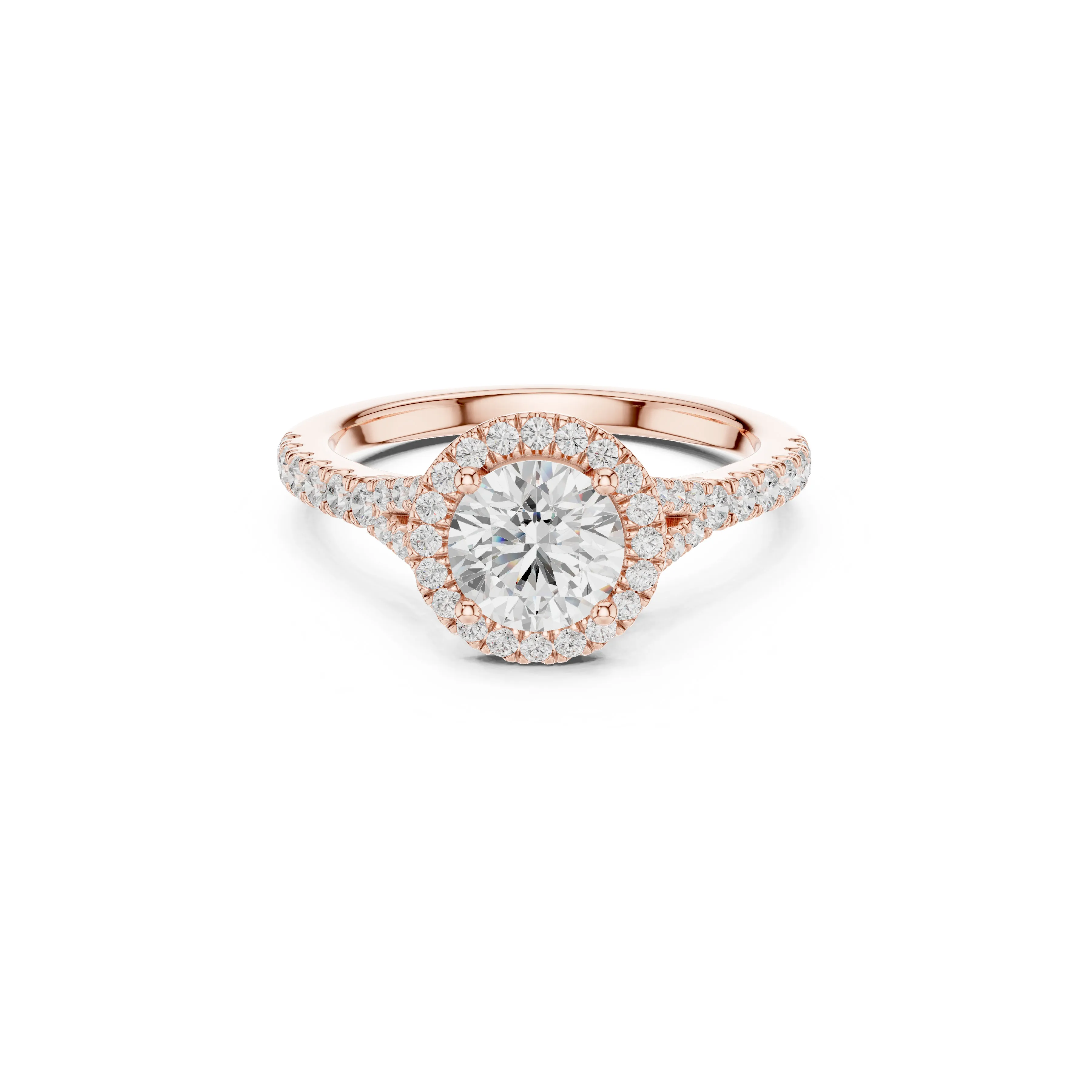 Designer Diamond Band Luxury Engagement Ring Ready CAD M10629 3D model ...