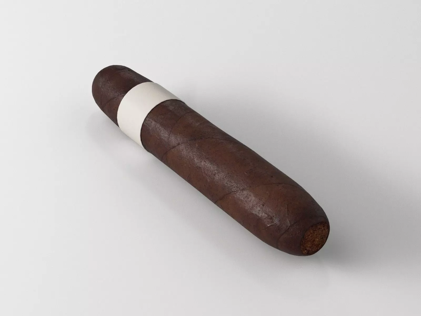 Cigar dark 3D model_0