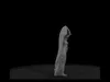 Neoclassical Draped Female Statue 3D model 3D printable | CGTrader