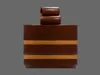 3D model Chocolate Layer Mini Cake with Chocolate Curls VR / AR / low ...