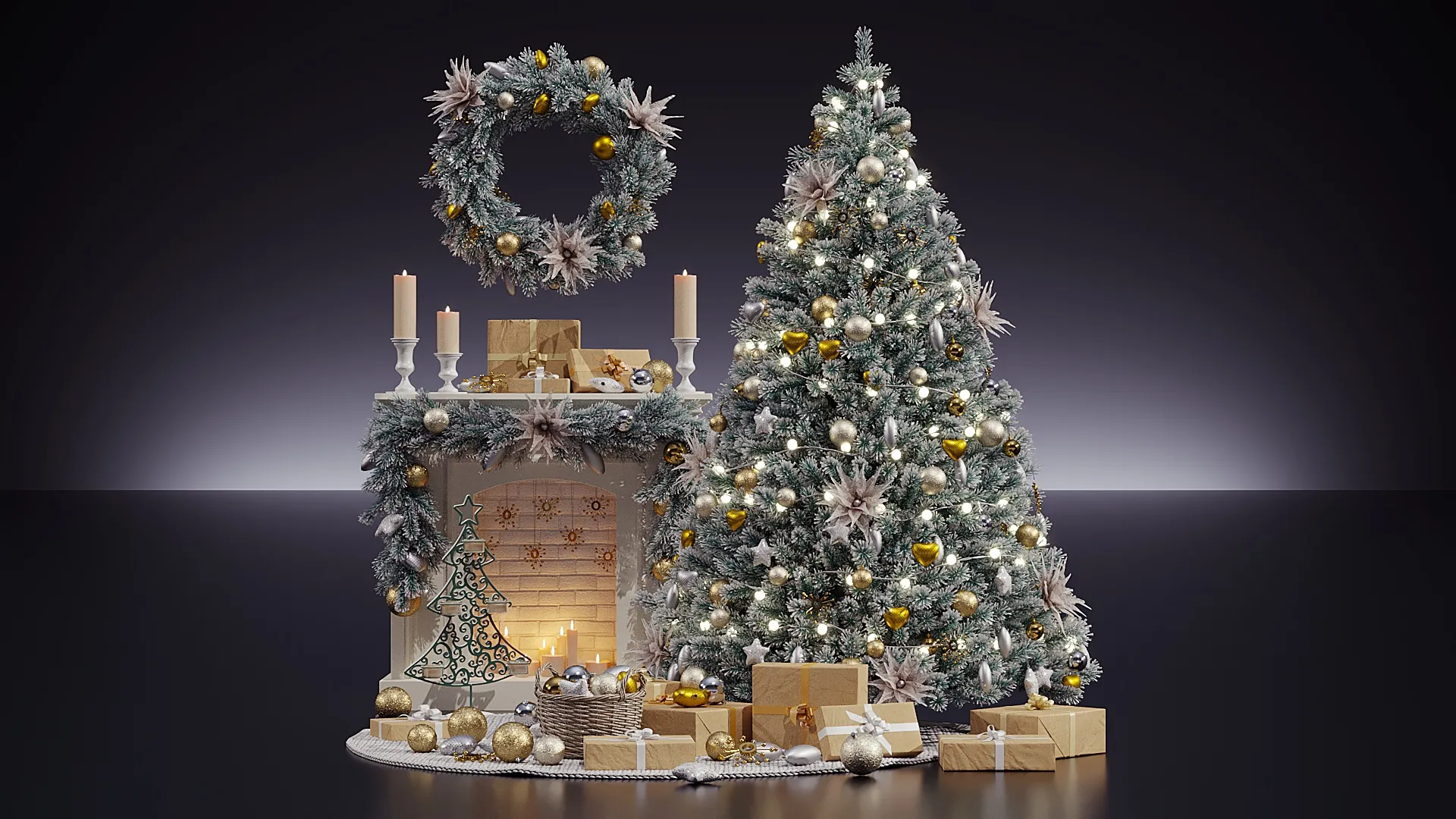 Christmas Decor 05 3D model