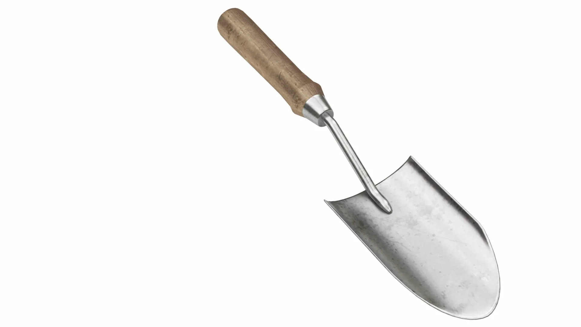 Farm Hand Tool Spade Low-poly 3D model