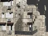 Post Apocalyptic Housing Blocks 3D model | CGTrader
