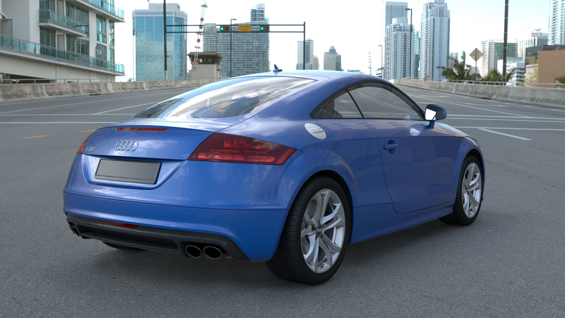 Audi TTs 3D model_1