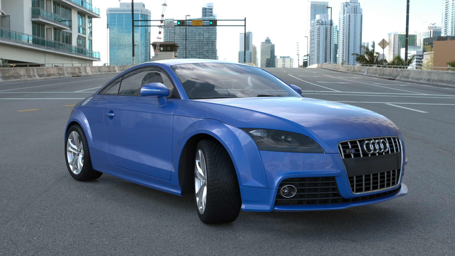 Audi TTs 3D model_2