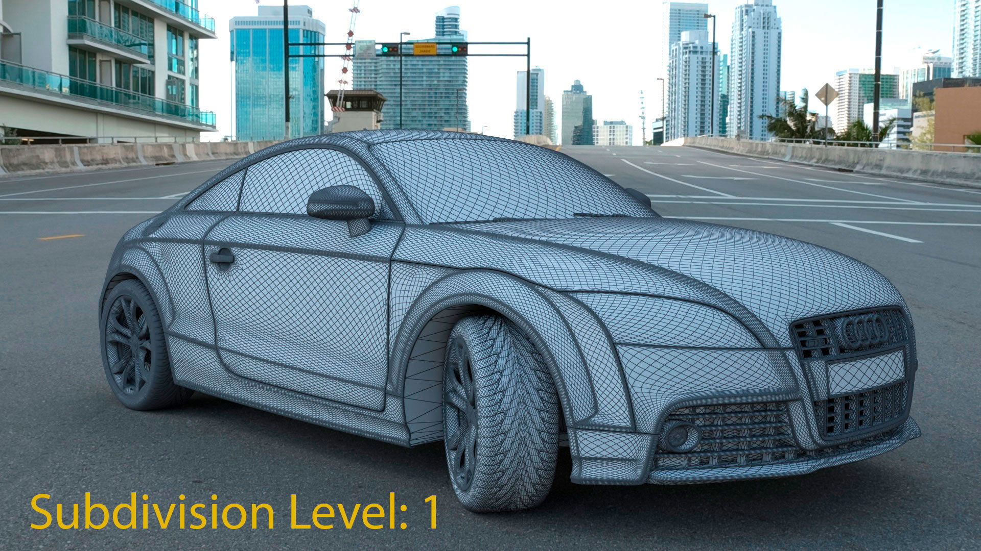 Audi TTs 3D model_5