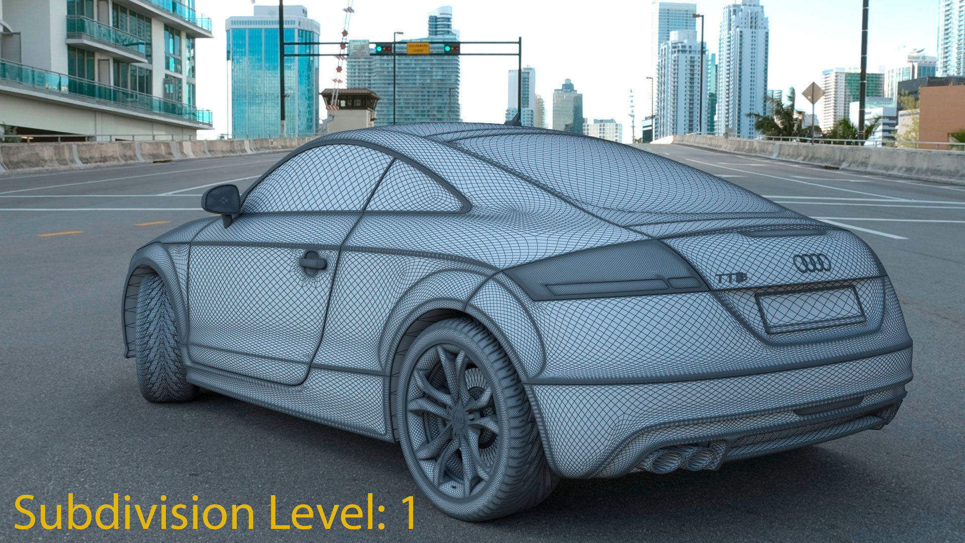 Audi TTs 3D model_6