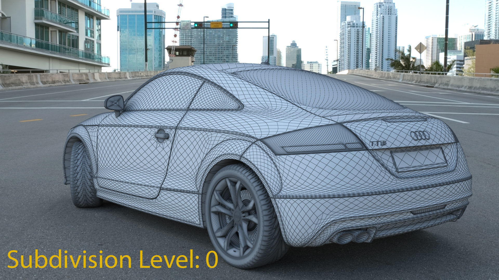 Audi TTs 3D model_4