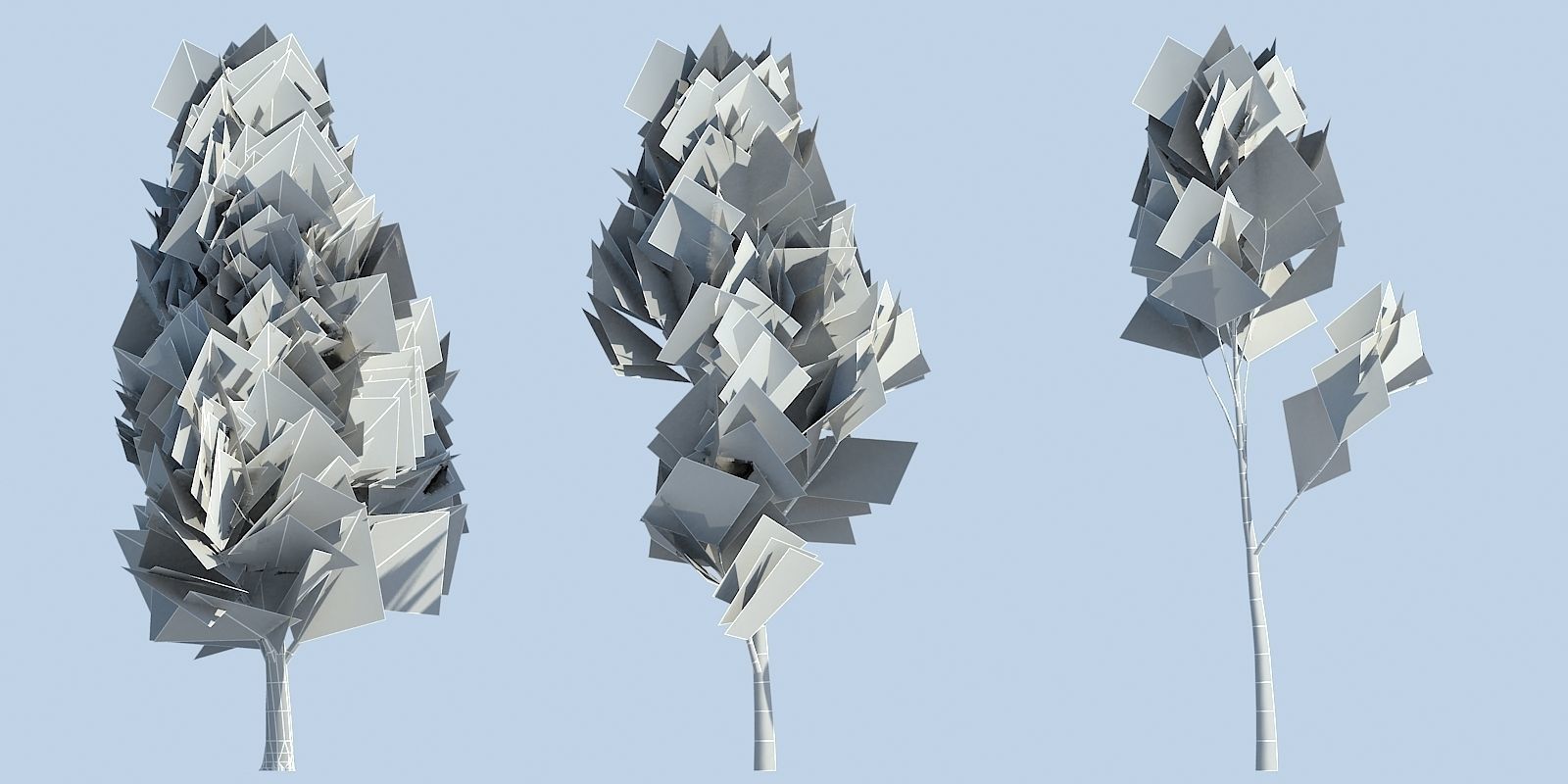 Lowpoly 3Dmodel tree VR AR game 3LOD number9 Low-poly 3D model_1