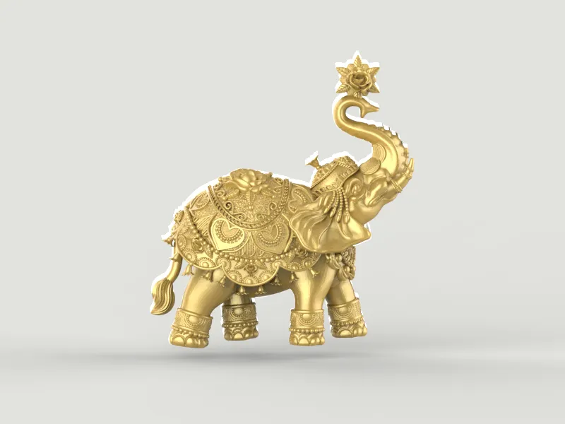 Elephant CAD file-4 3D print model