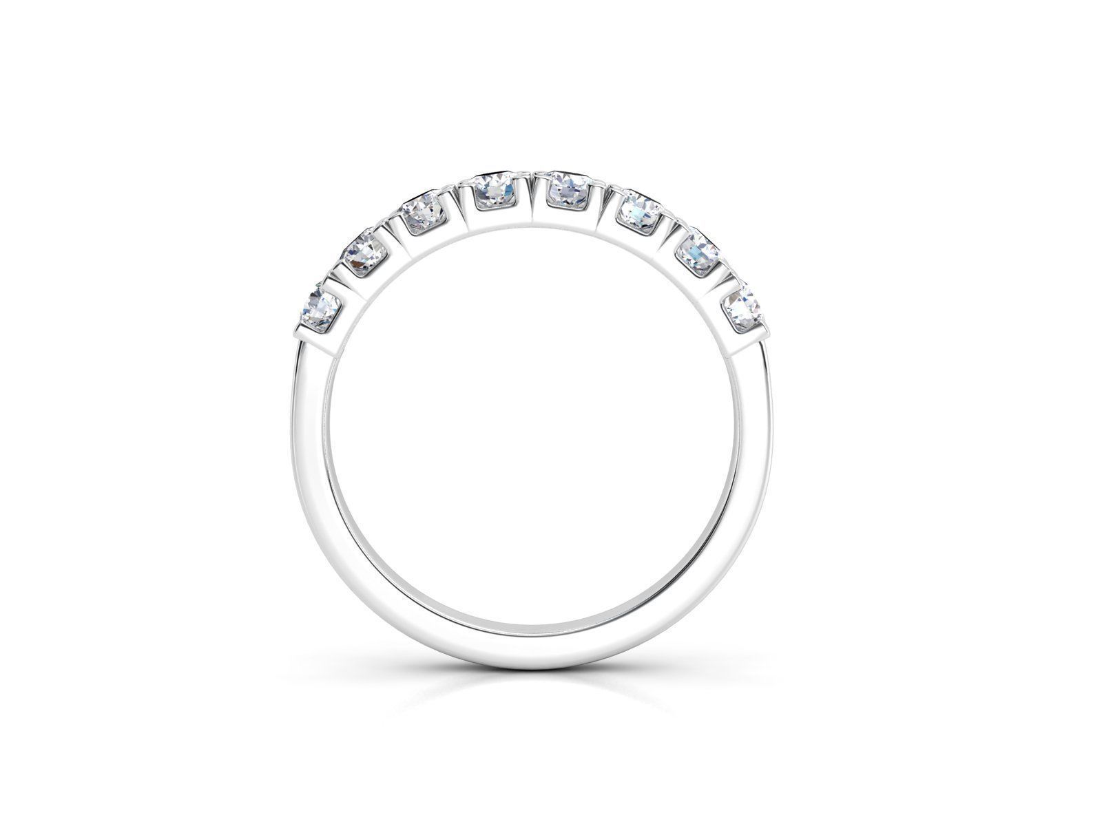 ZLR0129 diamond eternity ring gold 3D print model_1