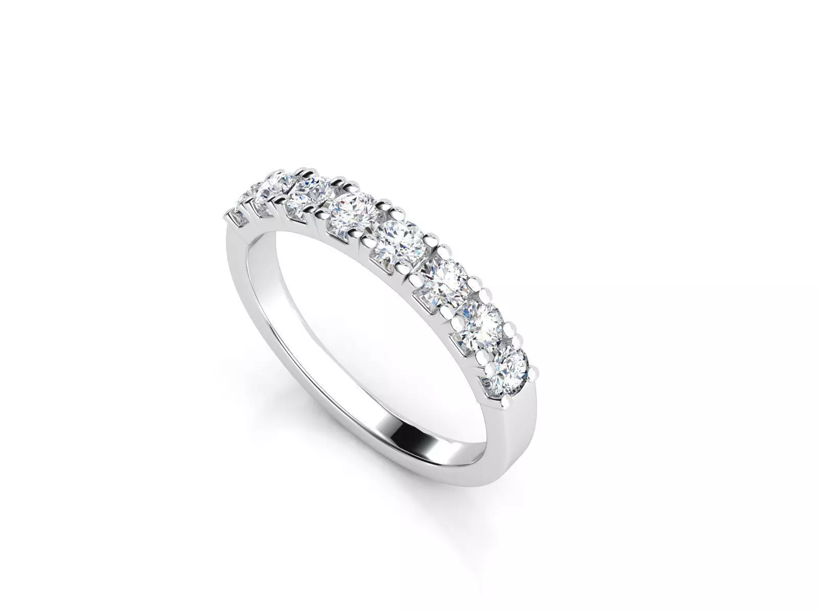 ZLR0129 diamond eternity ring gold 3D print model_0