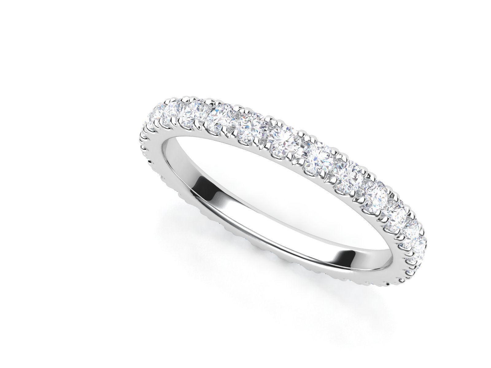ZLR0122 diamond eternity ring 3D print model_1