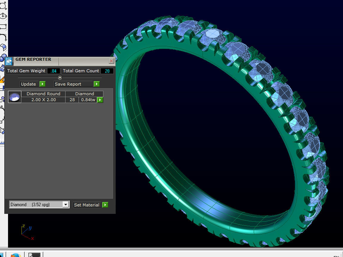 ZLR0122 diamond eternity ring 3D print model_2