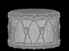 Traditional Rope Tension Drum with Wooden Shell S00761 3D model | CGTrader