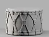 Traditional Rope Tension Drum with Wooden Shell S00761 3D model | CGTrader
