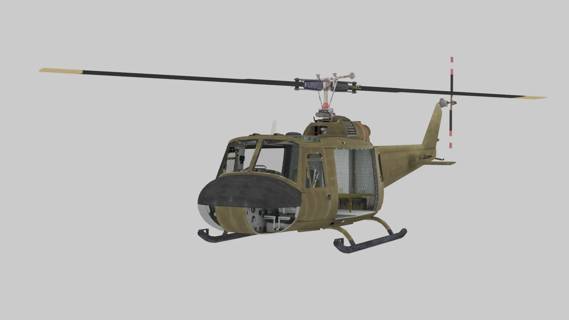 UH-1 Helicopter 3D model | CGTrader