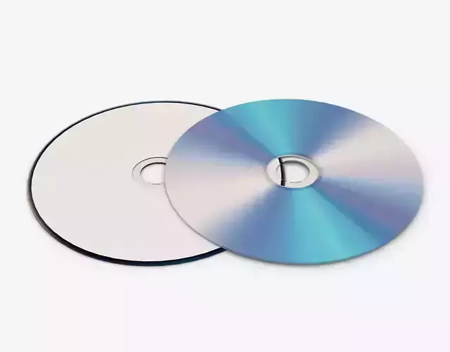 DVD Disc 3D model