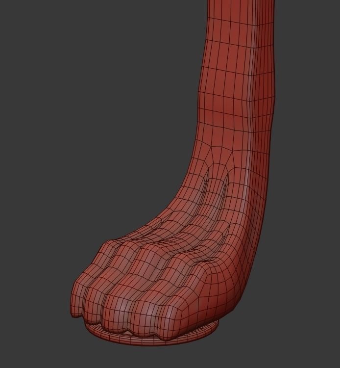 Tisserant Empire Gueridon 3D model_3