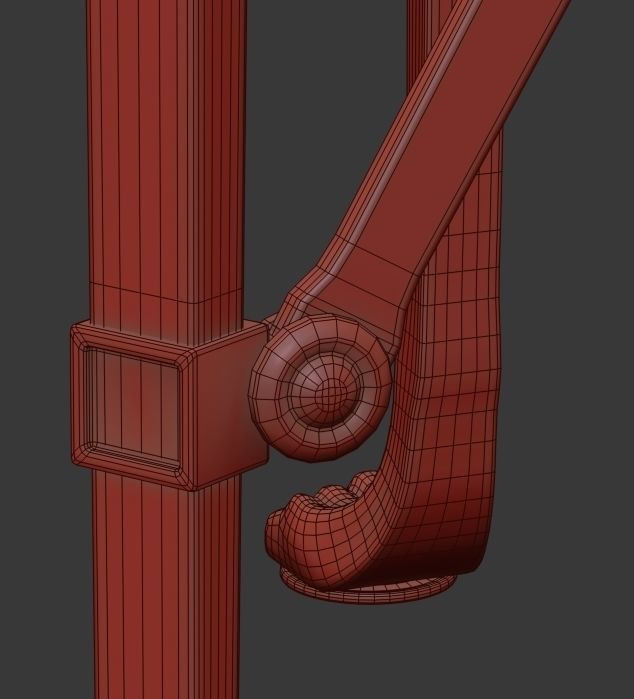 Tisserant Empire Gueridon 3D model_4