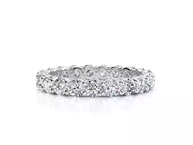 ZLR0115 diamond eternity band gold