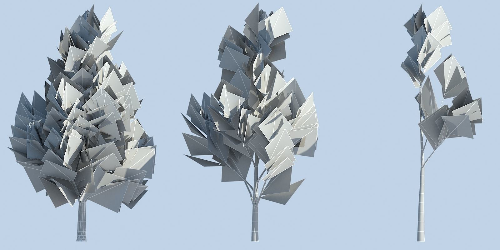 Lowpoly 3Dmodel tree VR AR game 3LOD number11 Low-poly 3D model_1