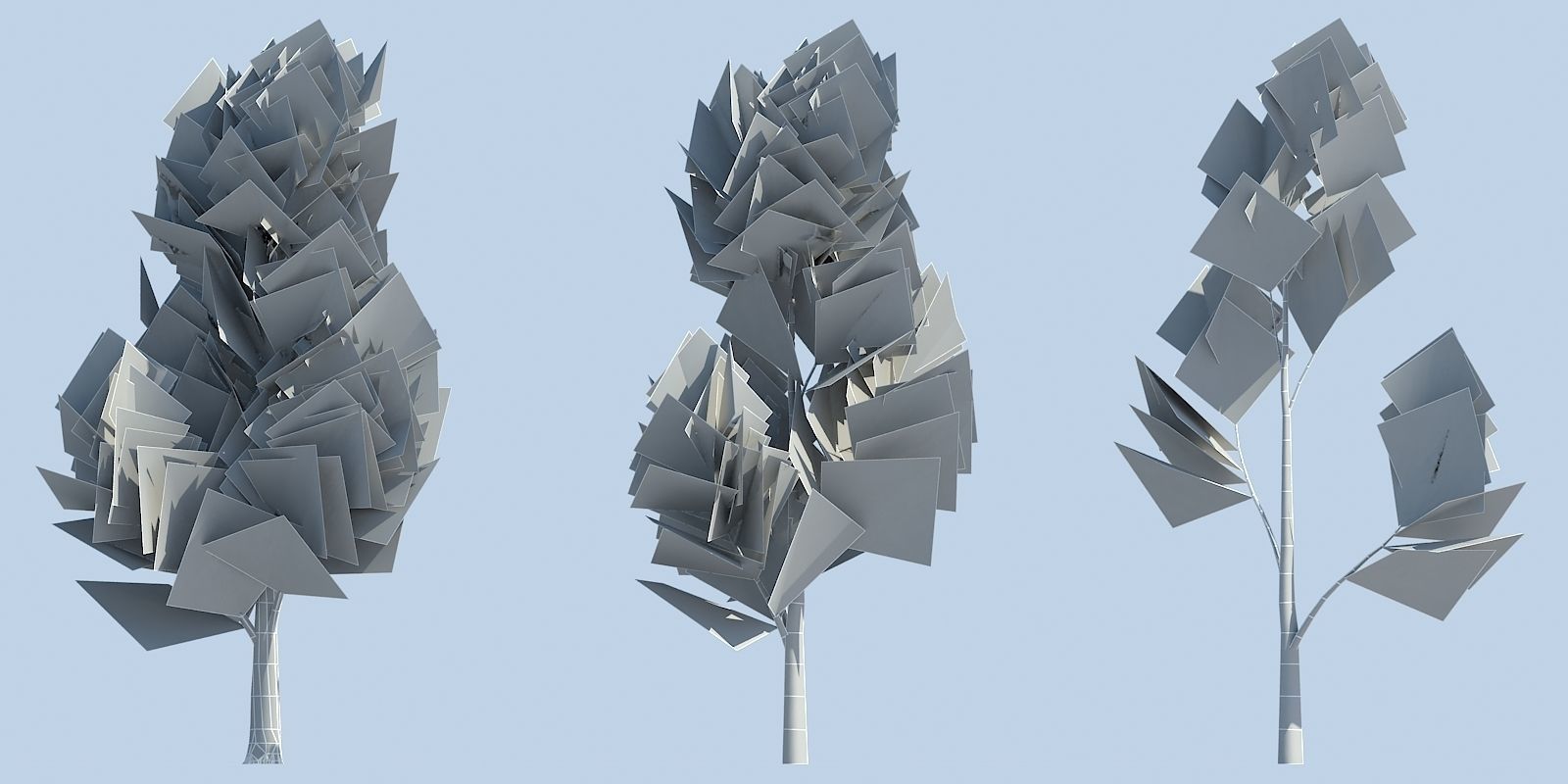 Lowpoly 3Dmodel tree VR AR game 3LOD number12 Low-poly 3D model_1