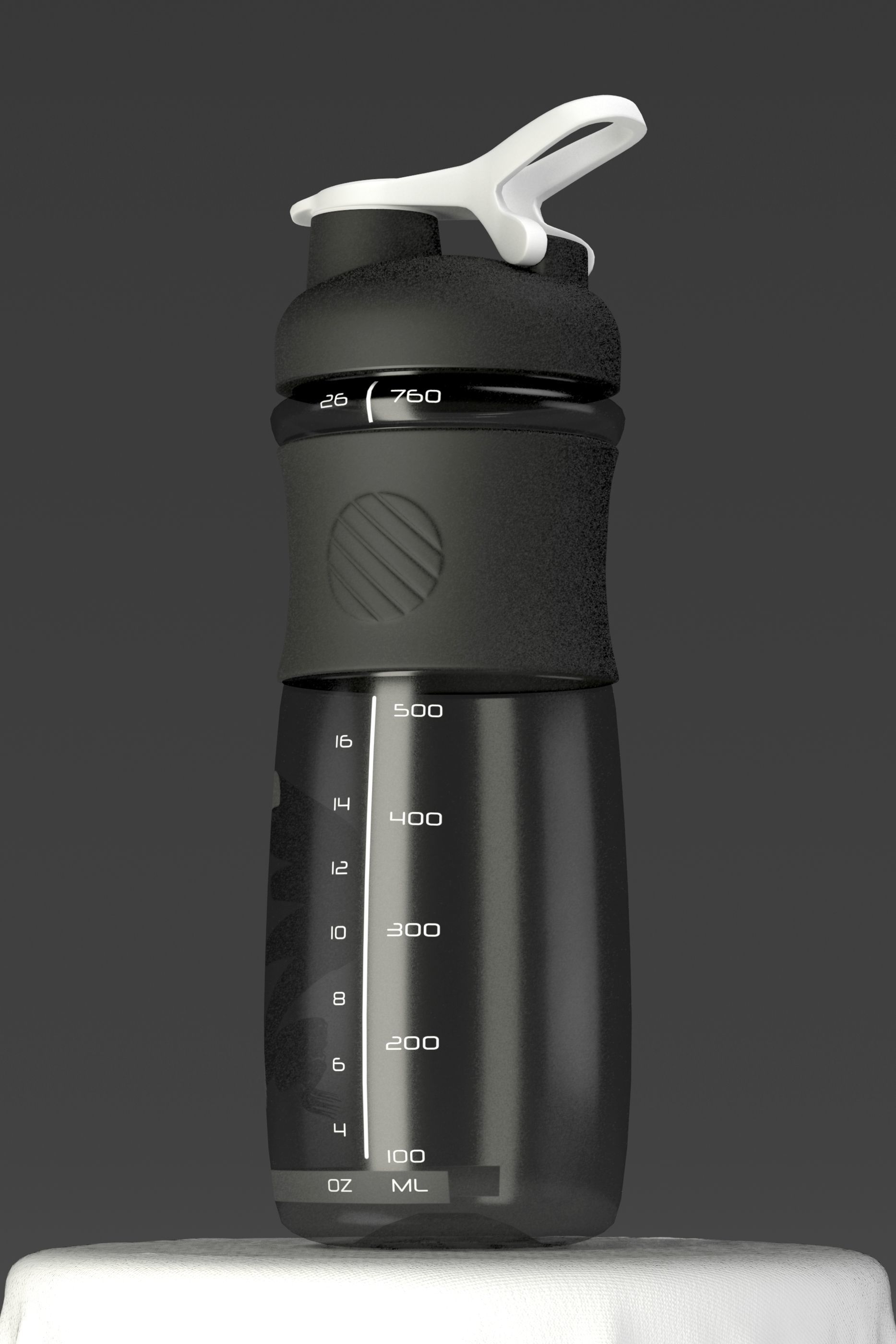 Shaker Bottle 3D model_1