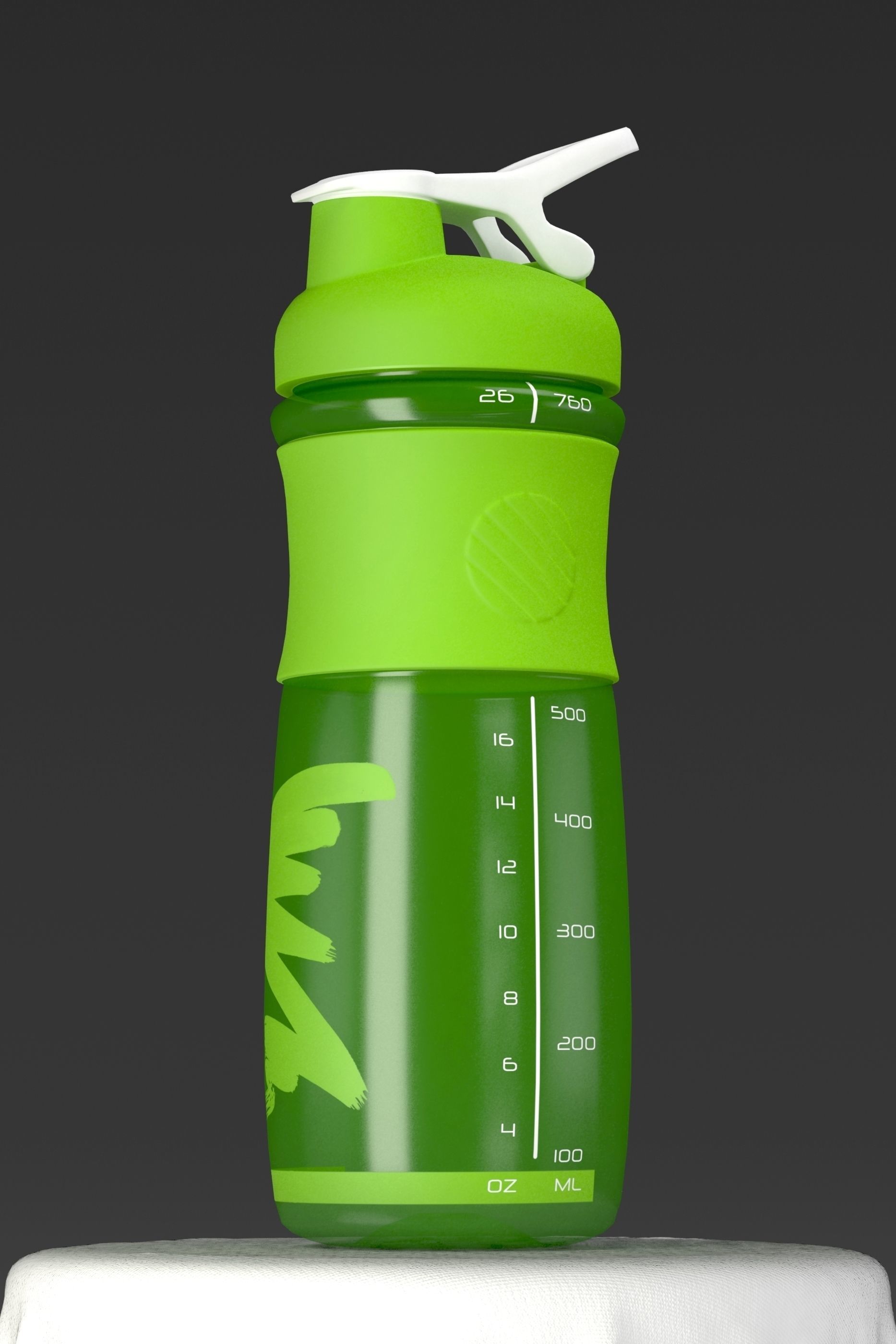Shaker Bottle 3D model_4