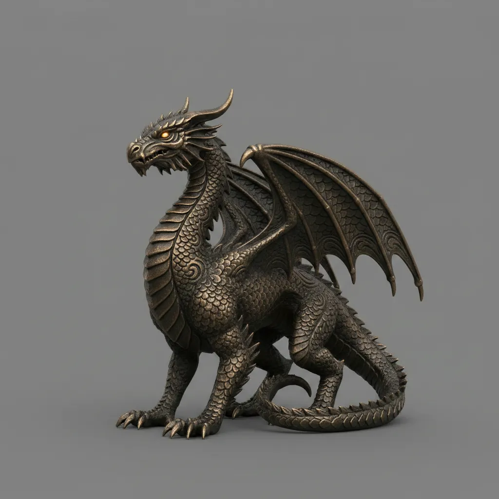 dragon printable Free 3D print model