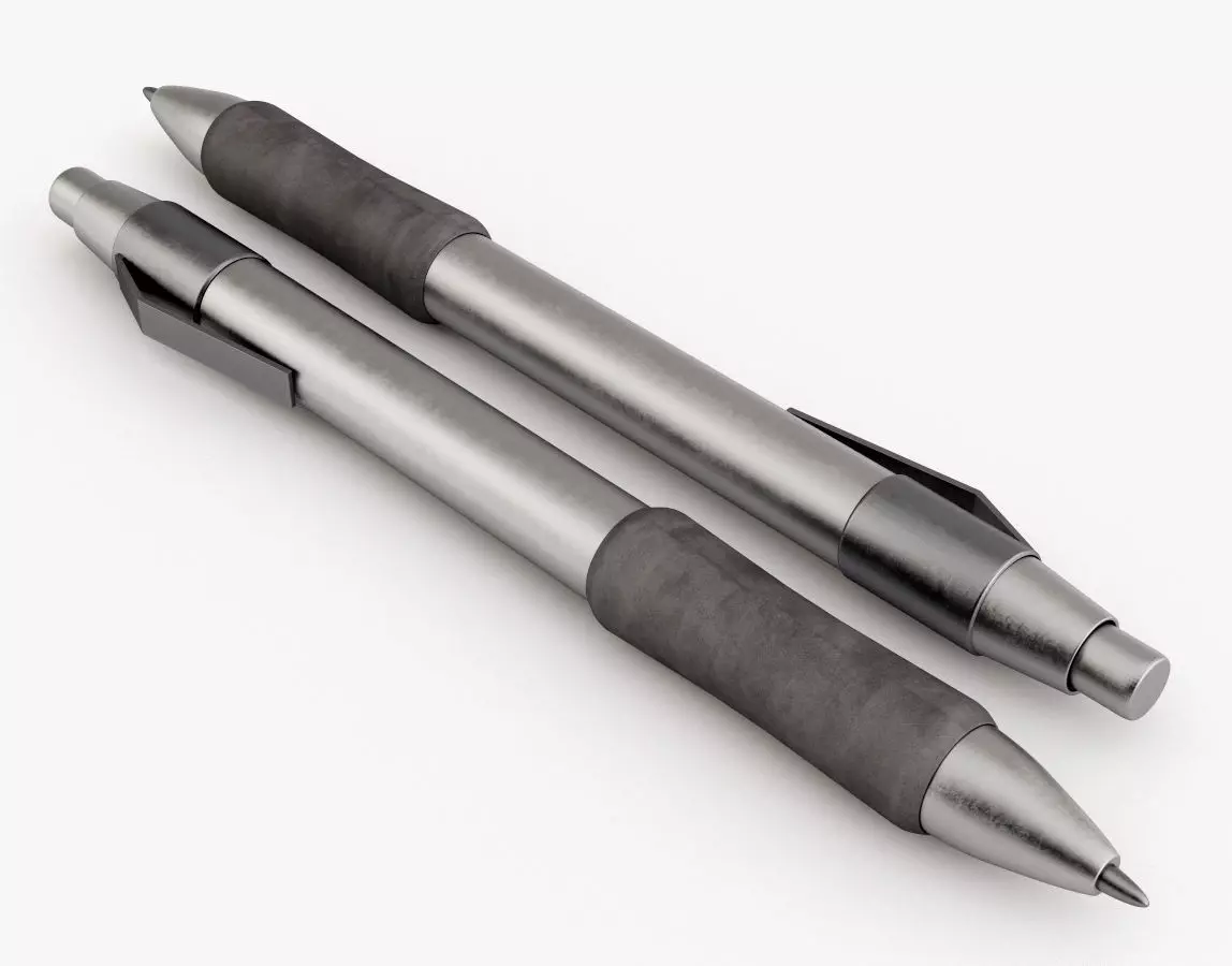 Ballpoint pen 3D model_0