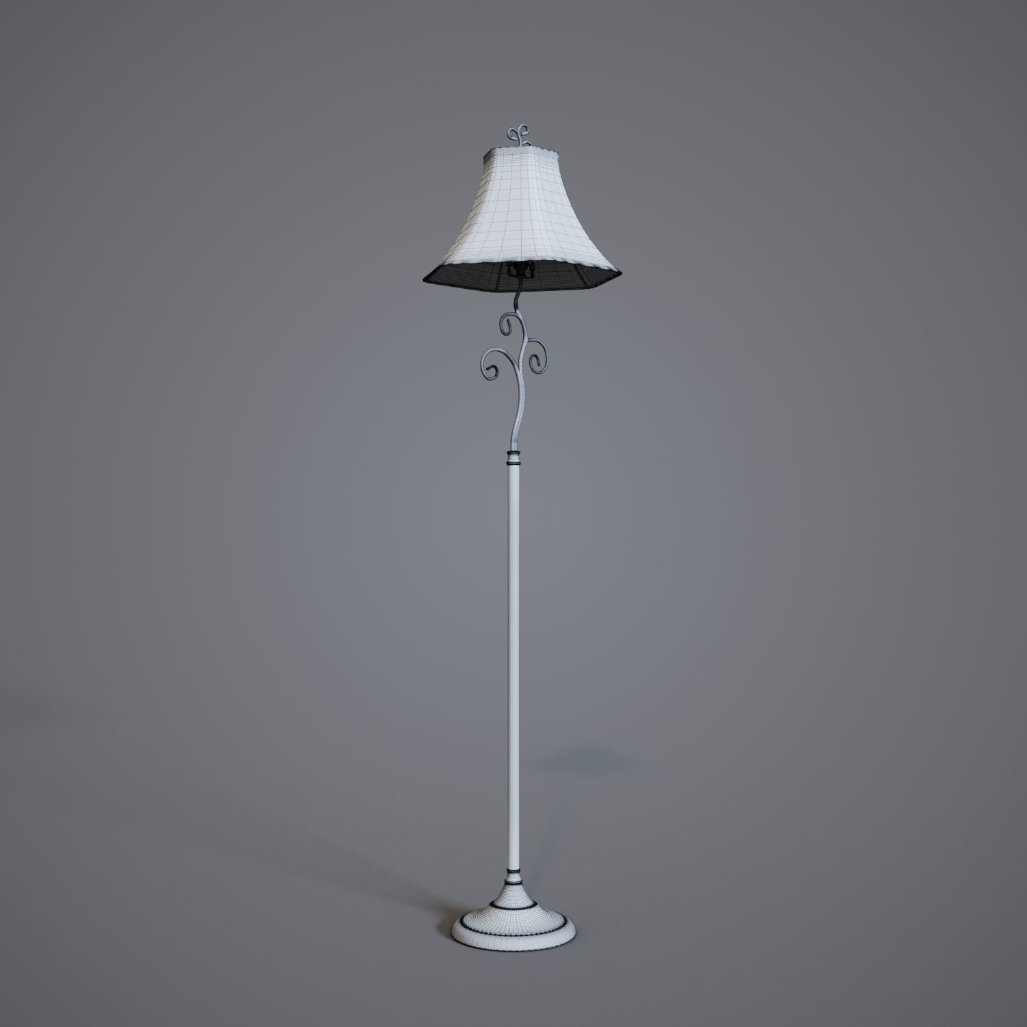 Floor Lamp 25 JV01 3D model_3