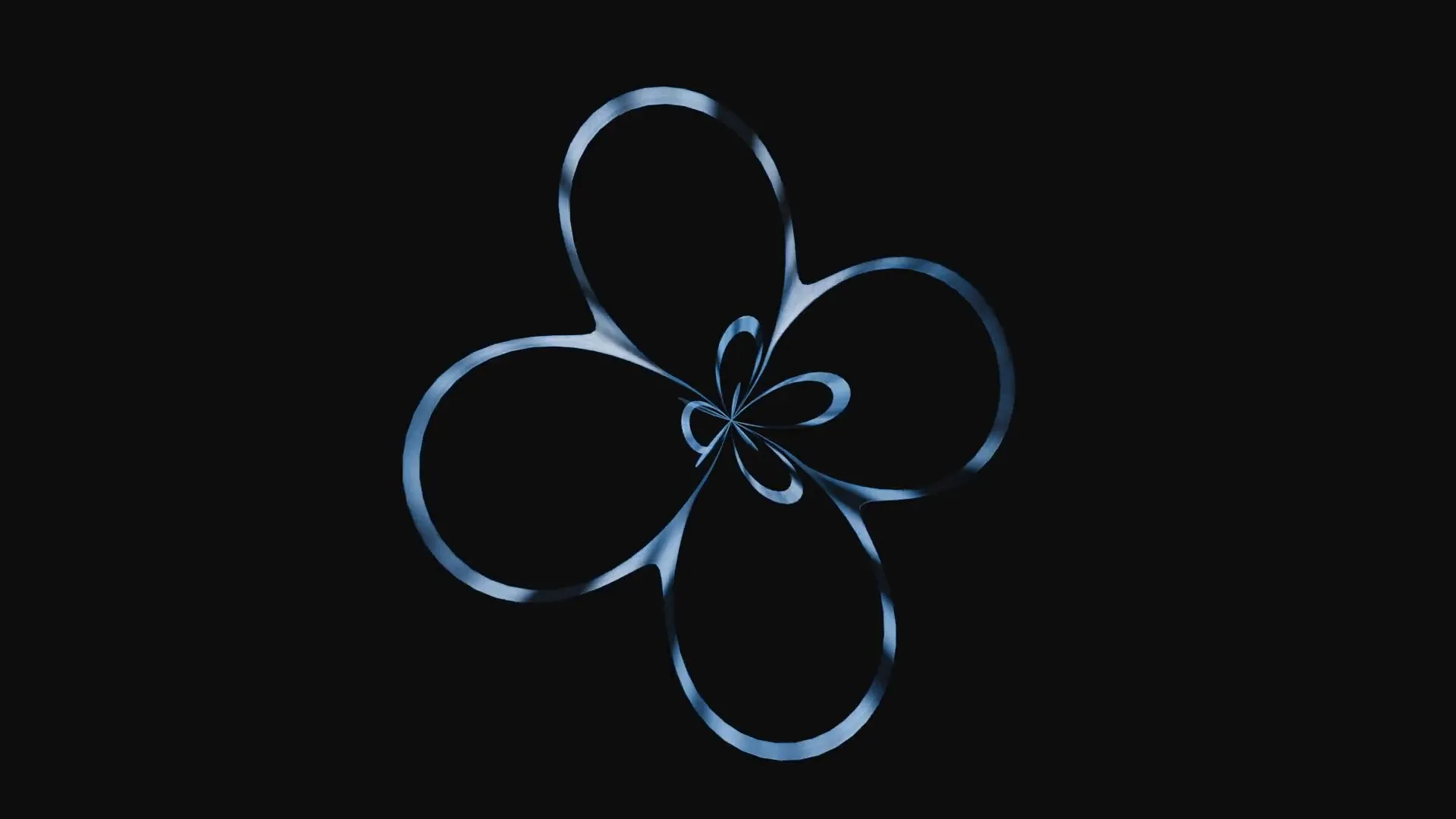 3D model Futuristic Abstract Loop Flower 3D Model VR / AR / low-poly ...
