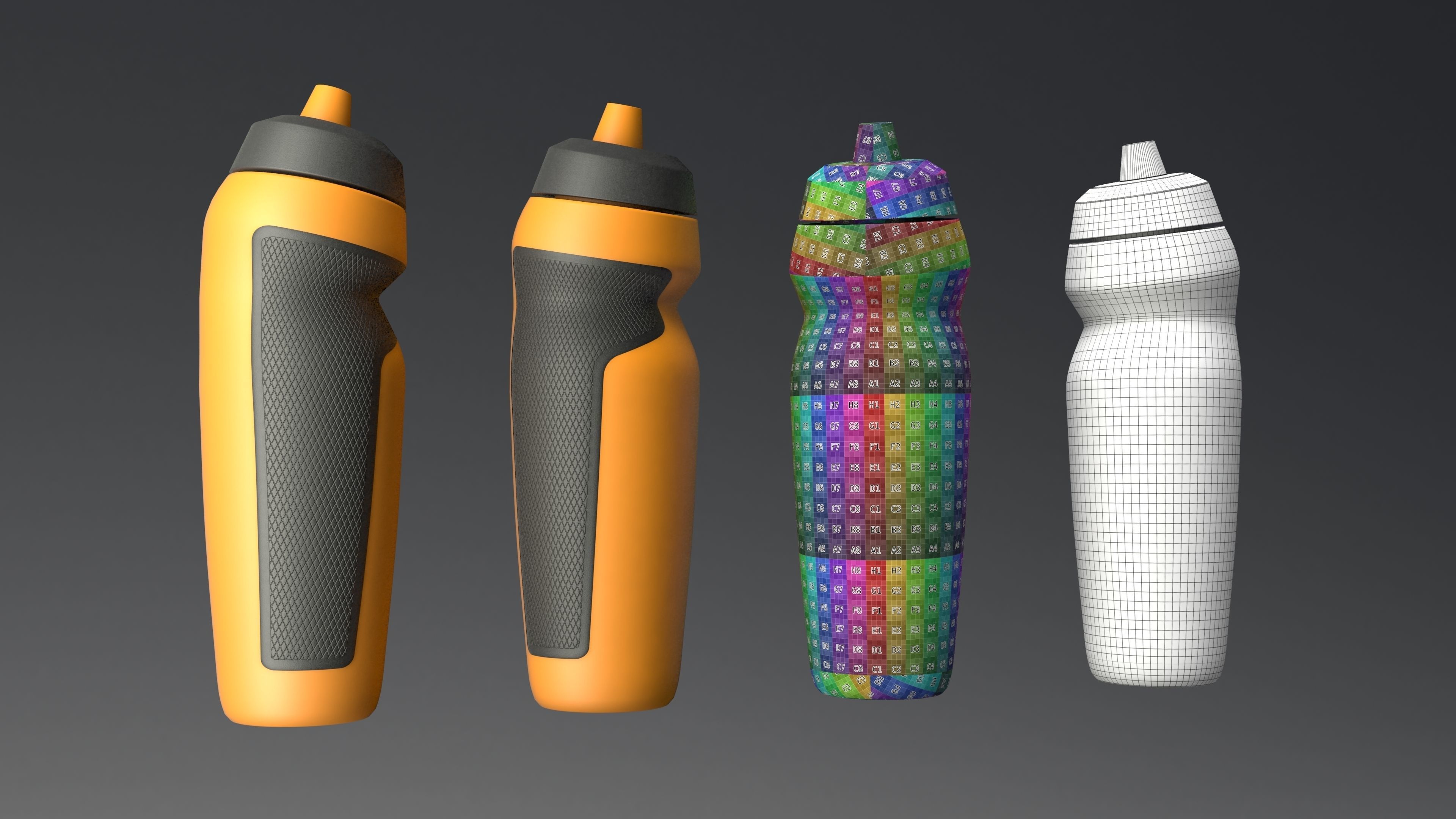 Shaker Bottle 02 3D model_2