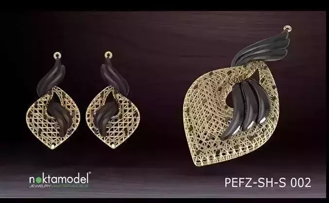 Latest Jewelry Set - Earrings and Pendant