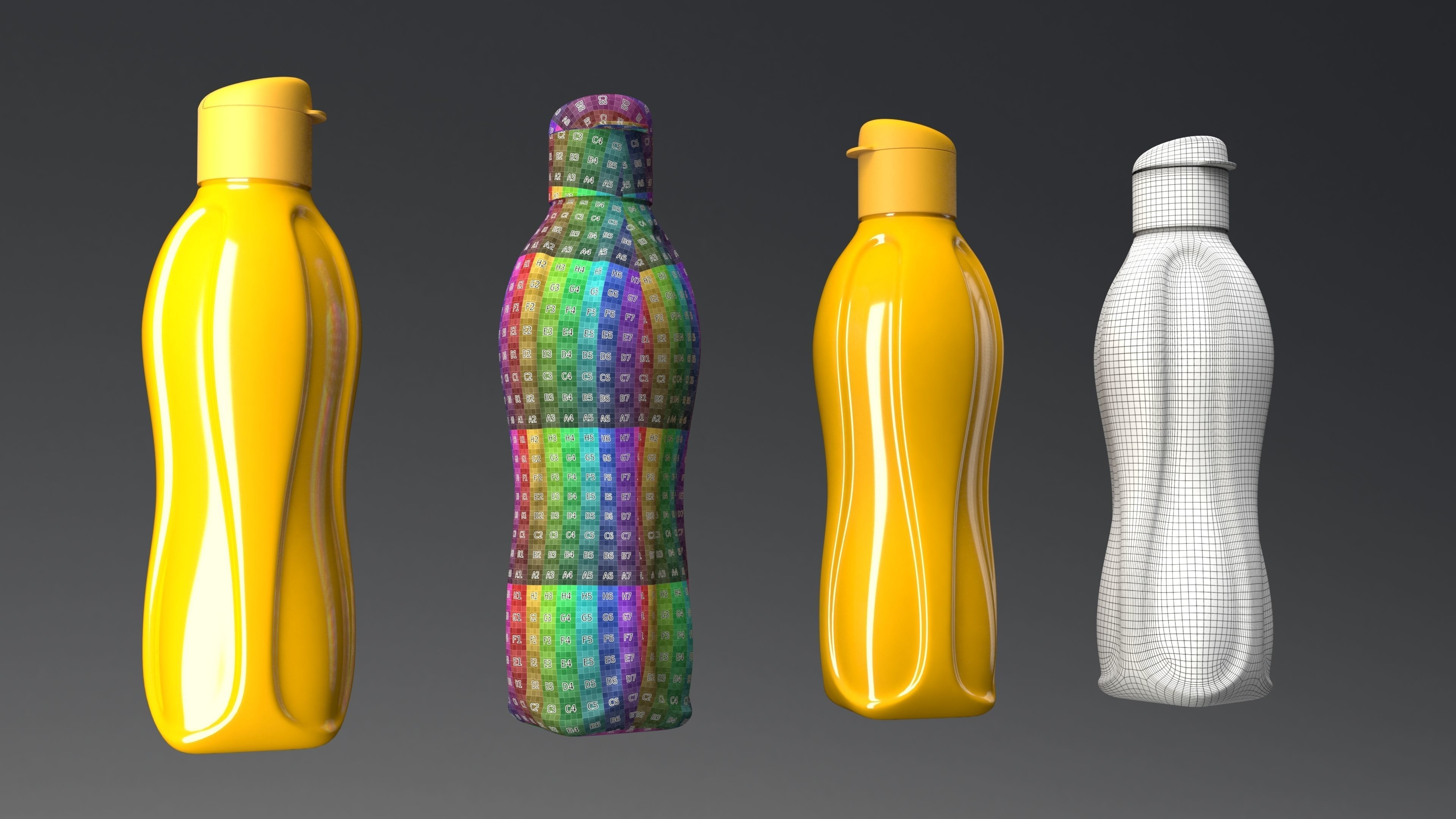 Water Bottle 750ml 3D model_2