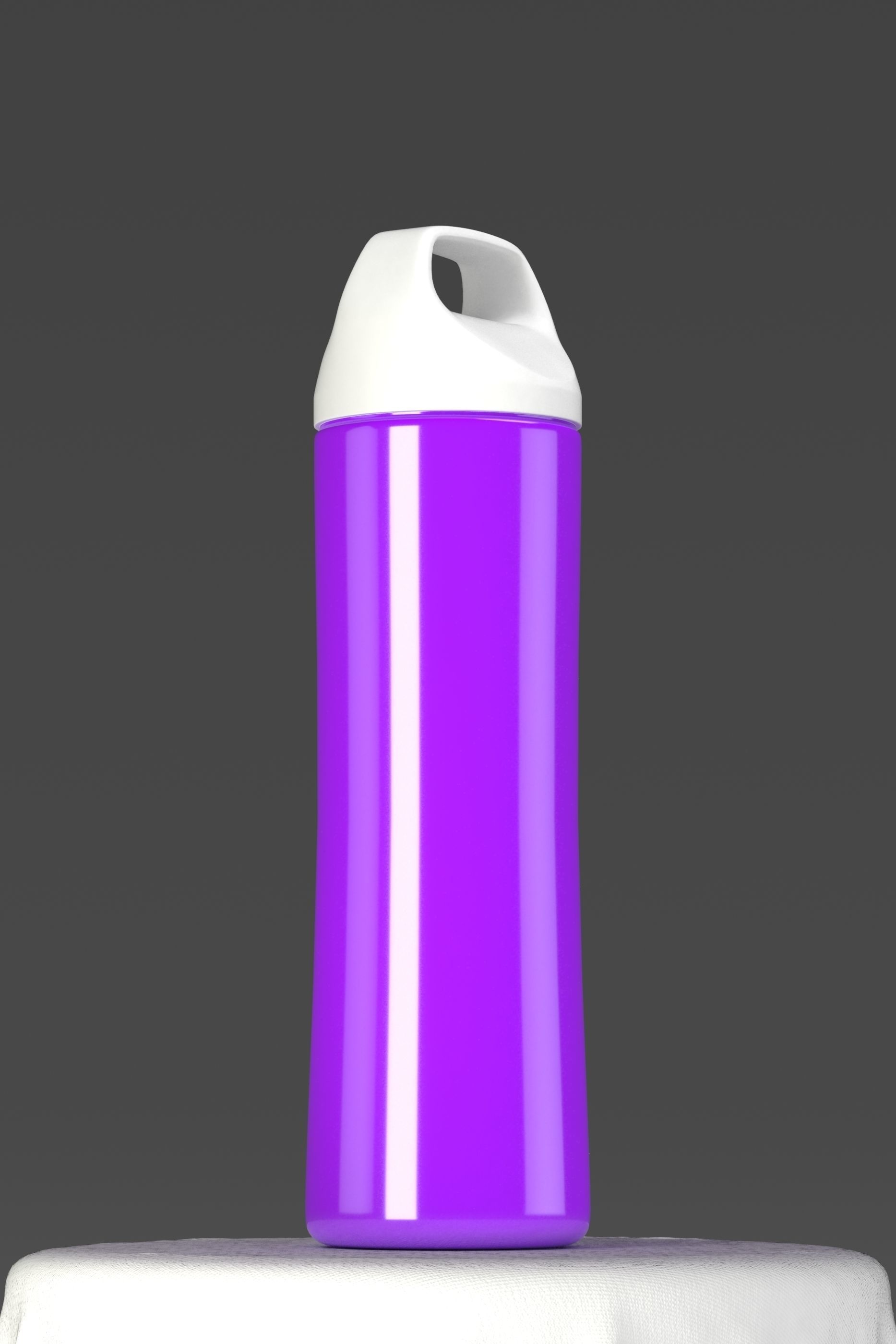 Water Bottle 02 3D model_1