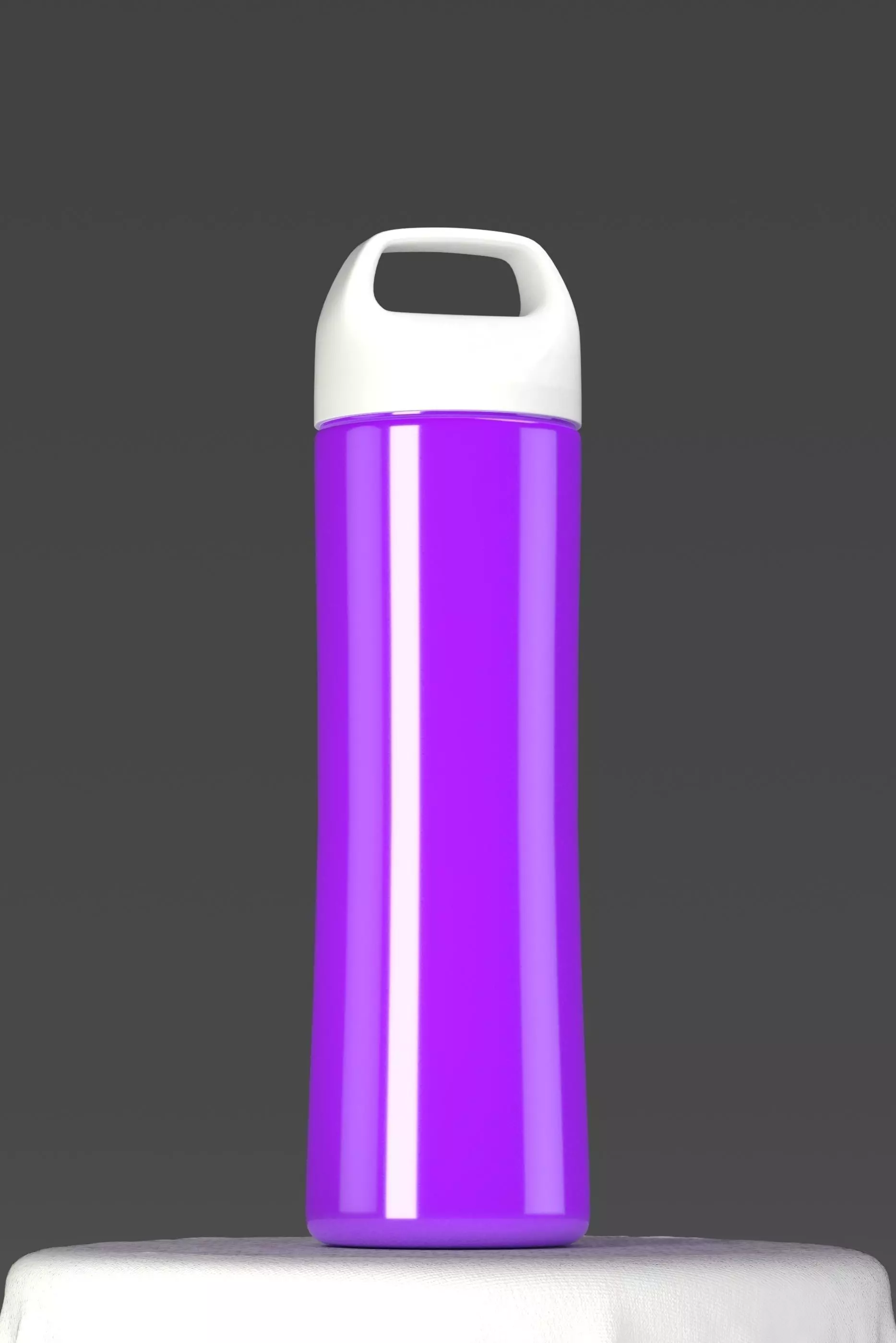 Water Bottle 02 3D model_0