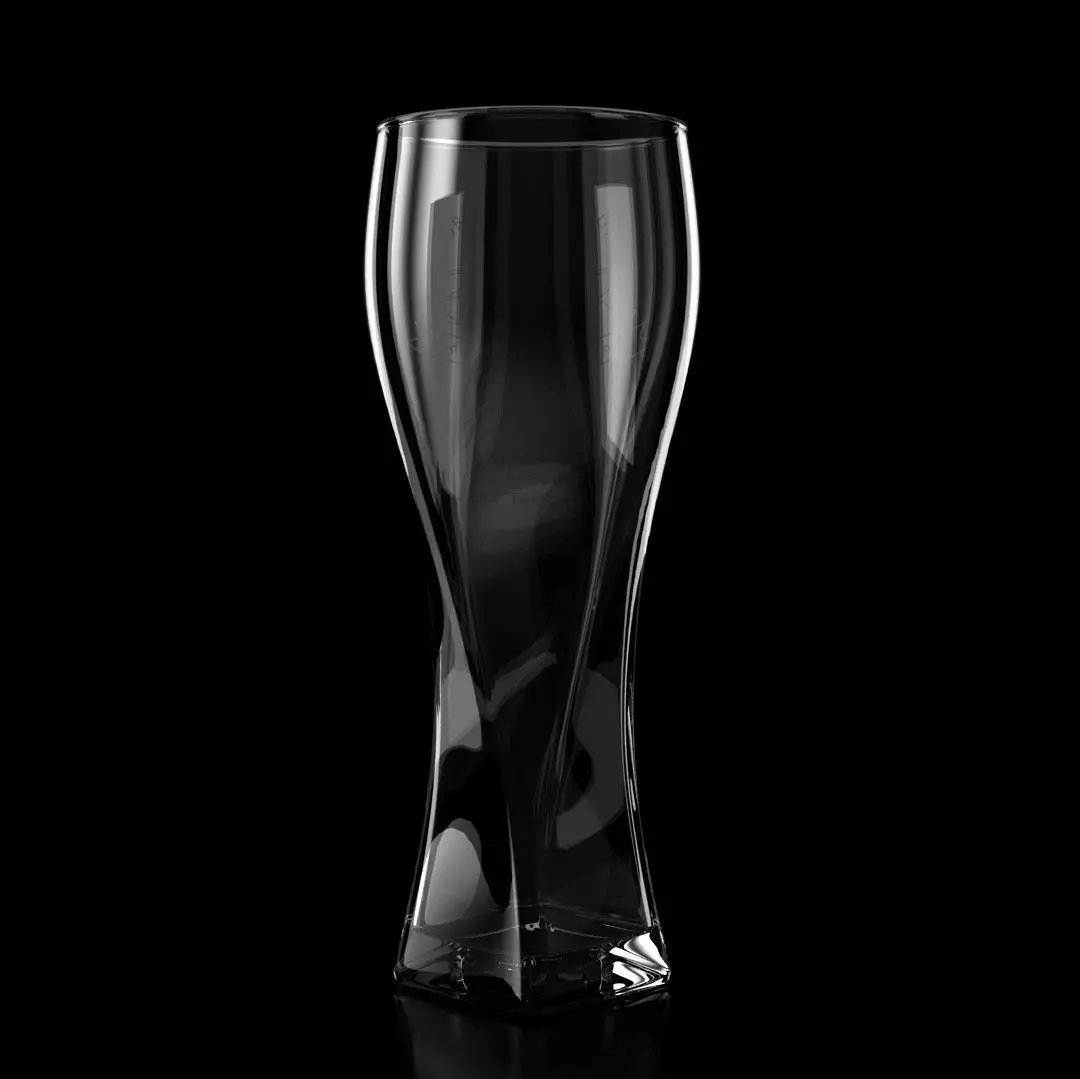 Beer Glass 006 - 50cl - High Poly 3D model_0