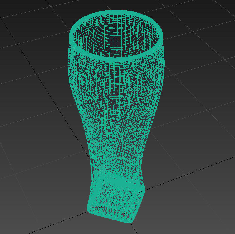 Beer Glass 006 - 50cl - High Poly 3D model_1