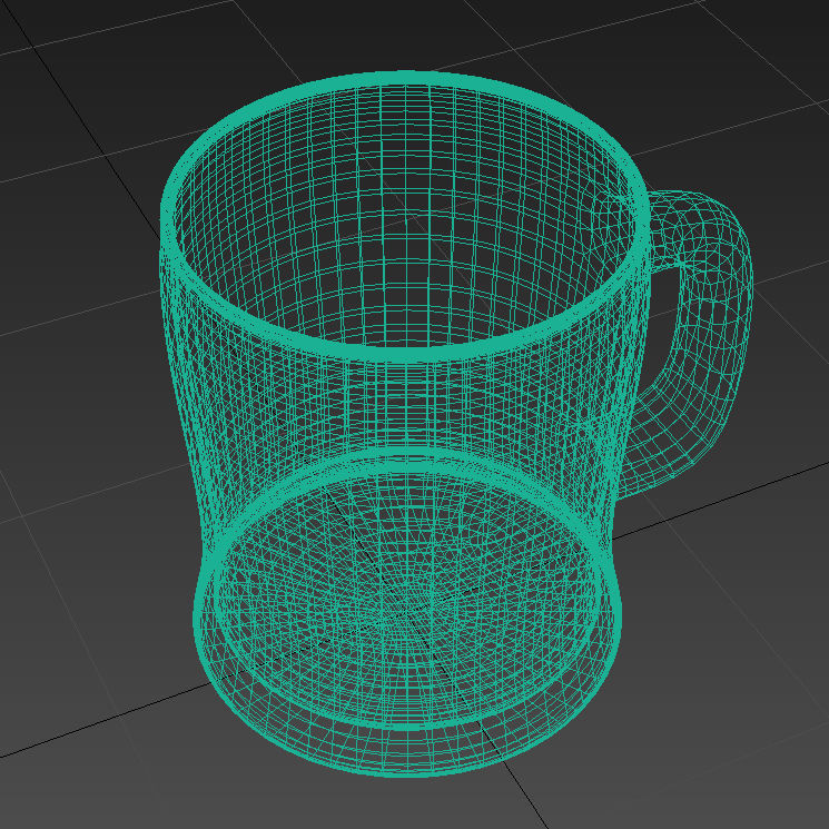 Beer Pint 001 - 50cl - High Poly 3D model_1